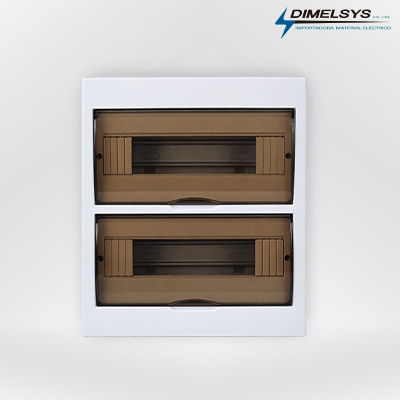 CAJA SOBREPUESTA de plástico decorativa PARA BREAKER RIEL DIN TSM, HT