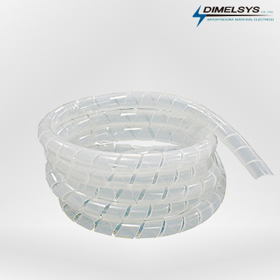 cinta espiral transparente